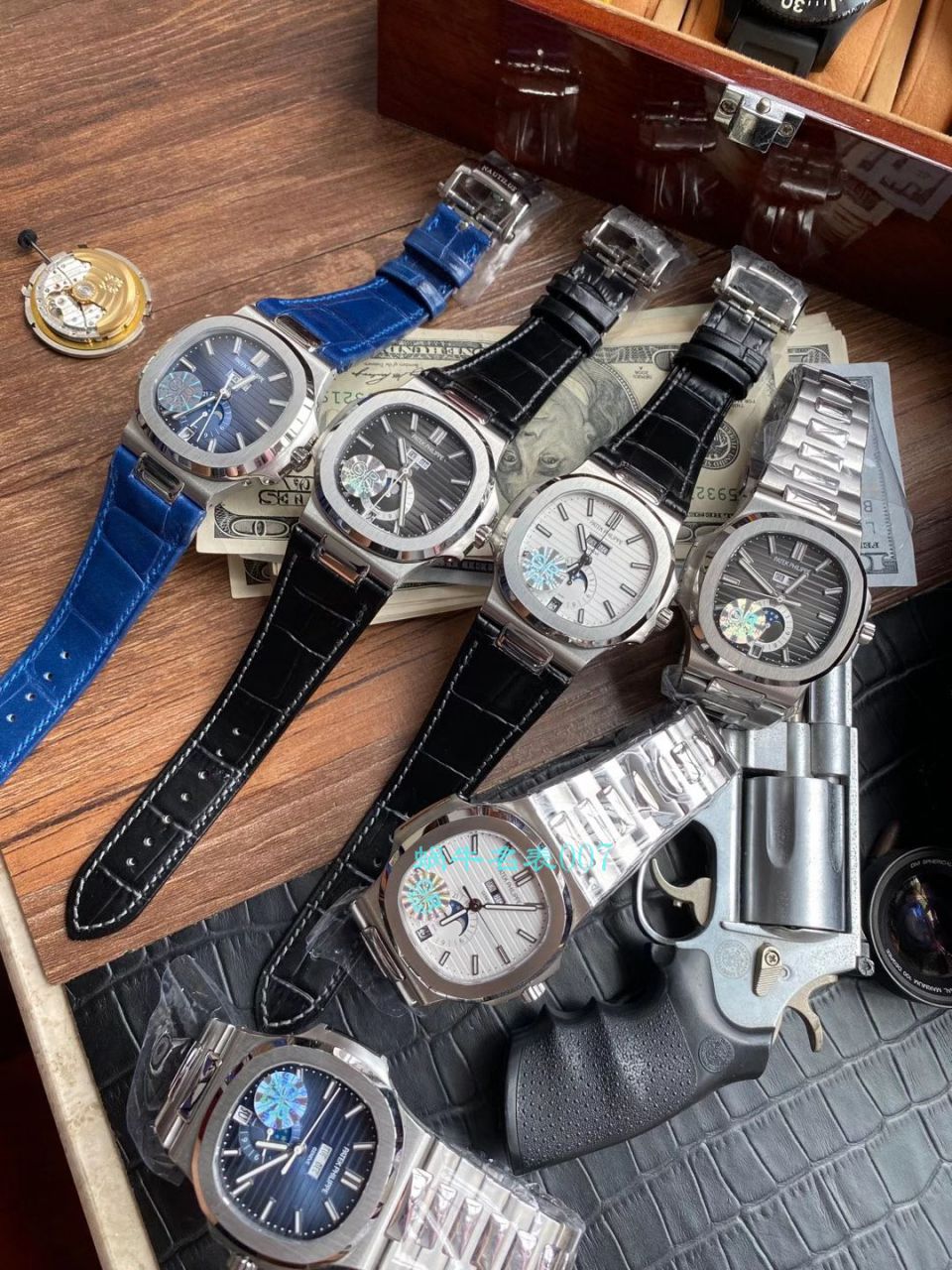 GR Factory 最新 PATEK PHILIPPE Nautilus Nautilus 年历碗表 top  Replica Copy 5726系列V2版本（升级真月相） / BD330jpg