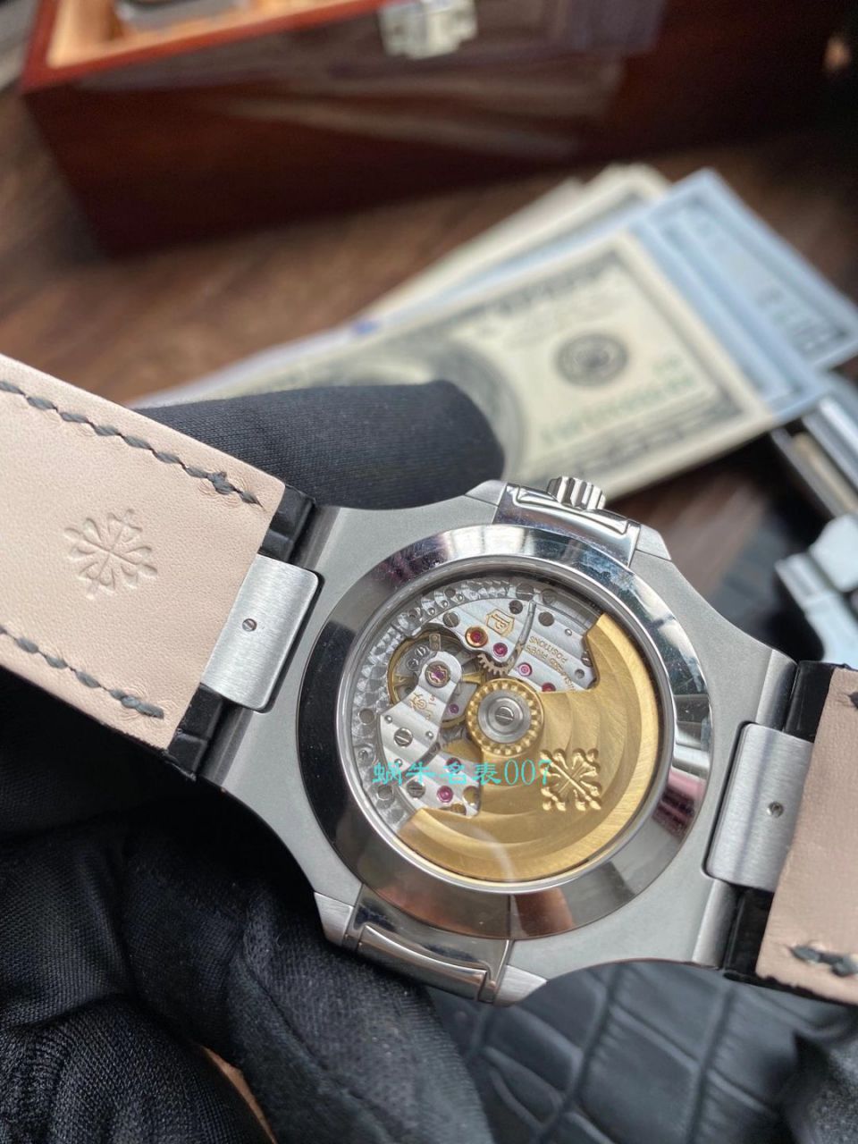 GR Factory 最新 PATEK PHILIPPE Nautilus Nautilus 年历碗表 top  Replica Copy 5726系列V2版本（升级真月相） / BD330jpg