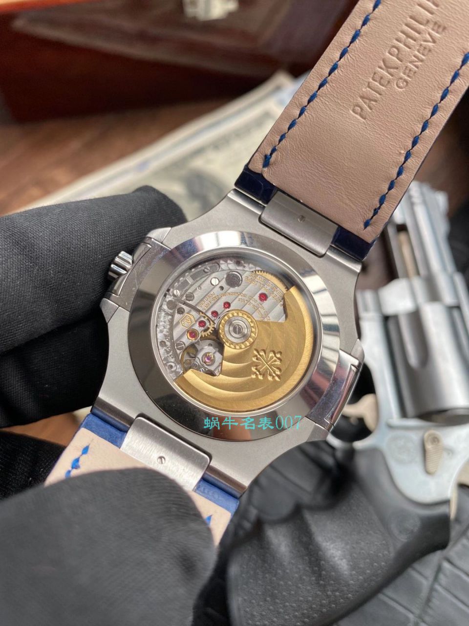 GR Factory 最新 PATEK PHILIPPE Nautilus Nautilus 年历碗表 top  Replica Copy 5726系列V2版本（升级真月相） / BD330jpg