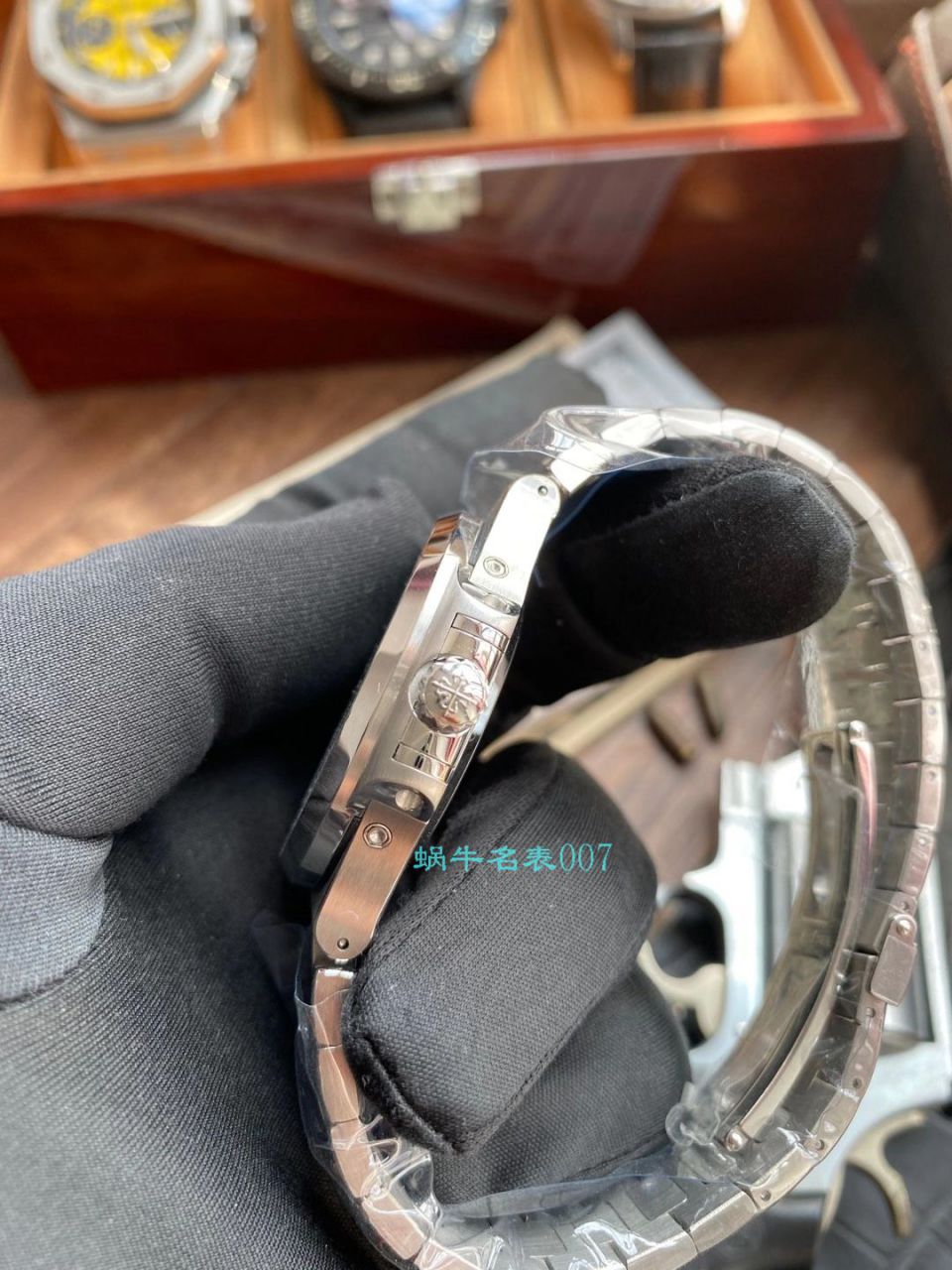 GR Factory 最新 PATEK PHILIPPE Nautilus Nautilus 年历碗表 top  Replica Copy 5726系列V2版本（升级真月相） / BD330jpg