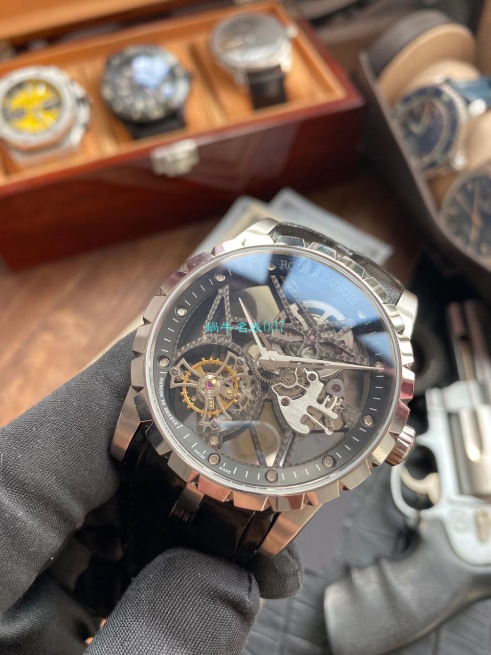 BBR Factory 最新升级V3+版本罗杰杜彼王者系列圈镂空 Tourbillon 视频RDDBEX0393 wrist watches  / LJ086