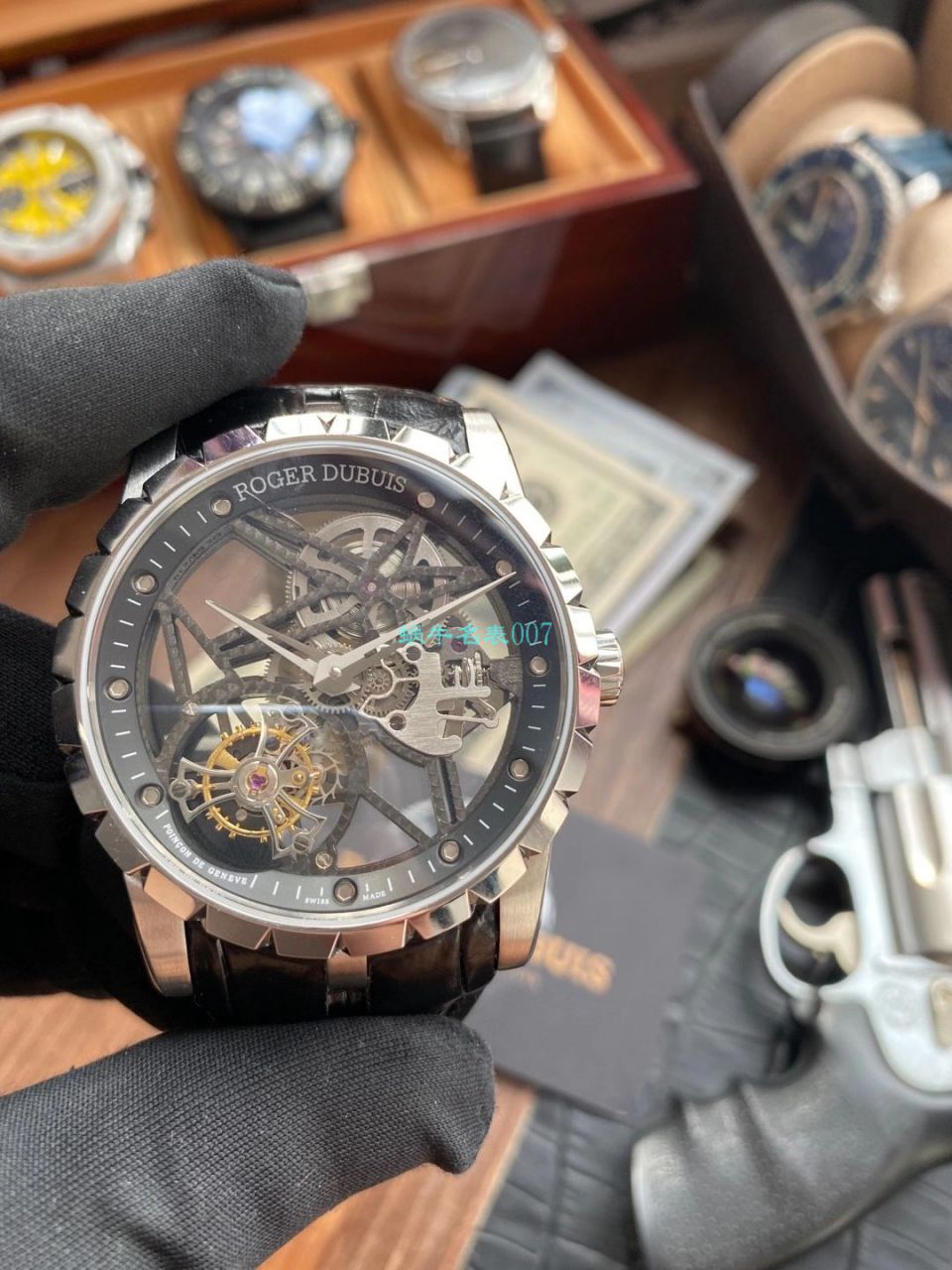BBR Factory 最新升级V3+版本罗杰杜彼王者系列圈镂空 Tourbillon 视频RDDBEX0393 wrist watches  / LJ086