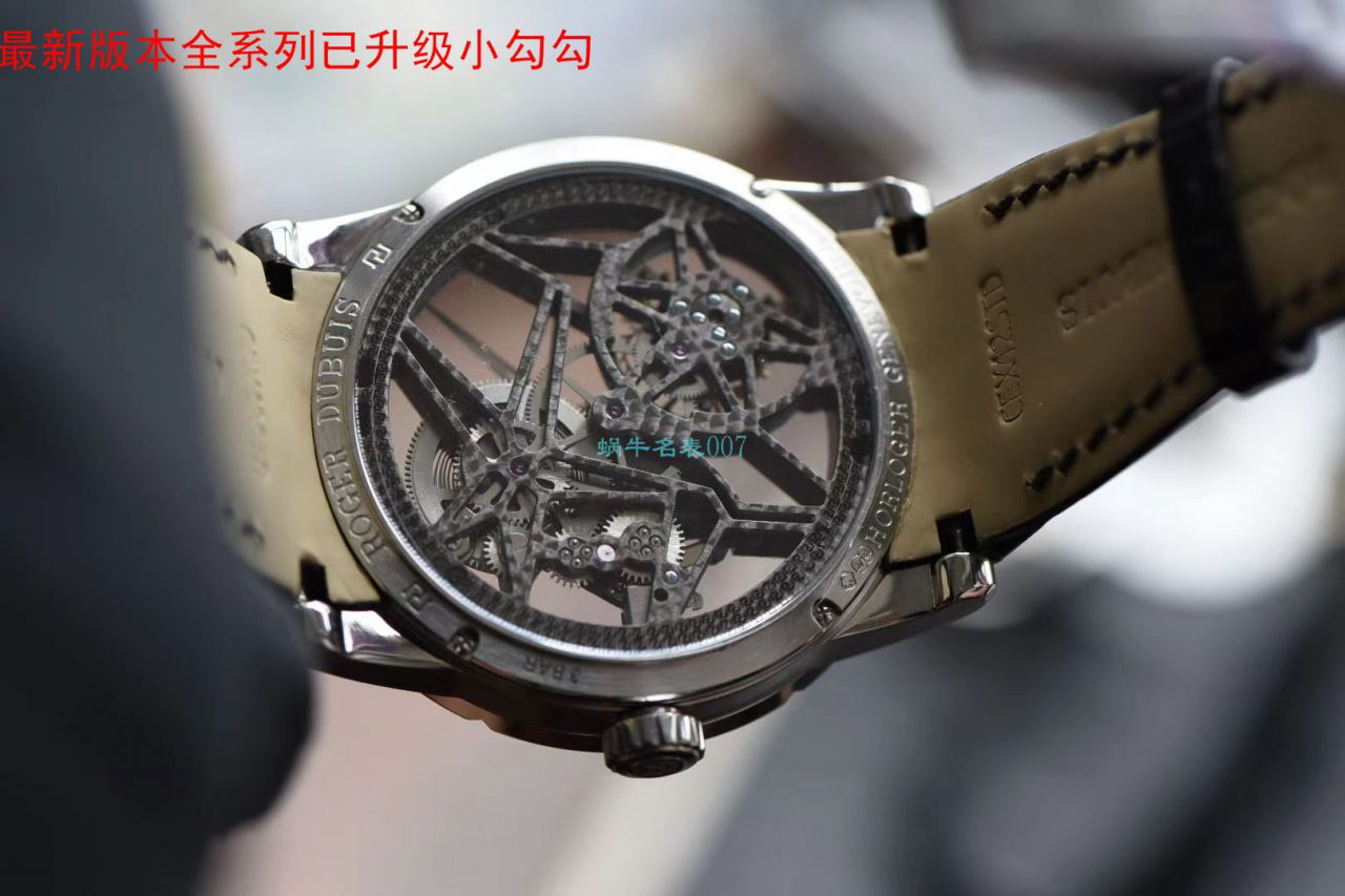 bbr Factory  Replica Watches 最新V3+升级版本（升级小勾）罗杰杜彼镂空 Tourbillon  Watches 价格 / LJ087