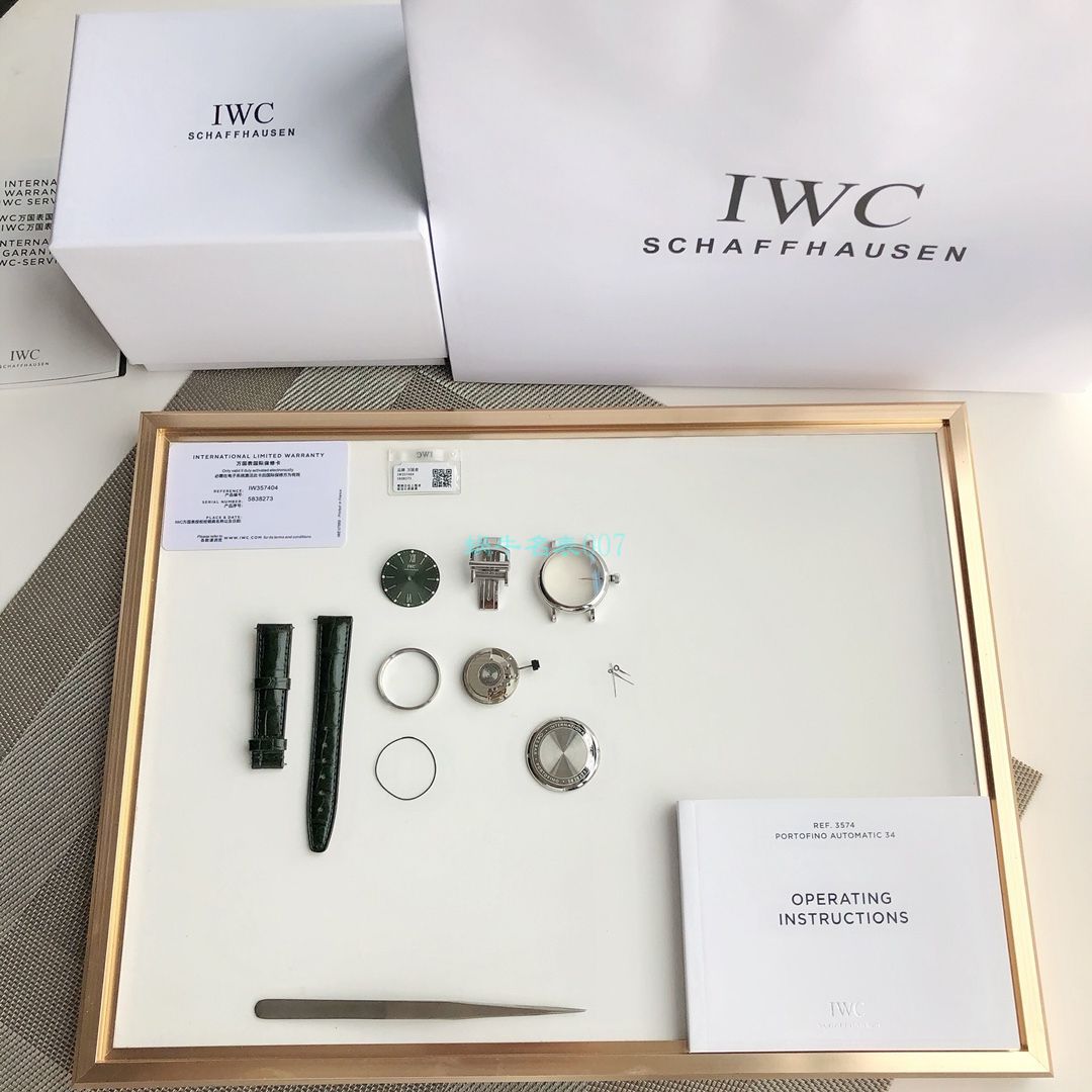  TOP 原单真钻 IWC 柏涛菲诺系列IW357405,IW357401女装 / WG580
