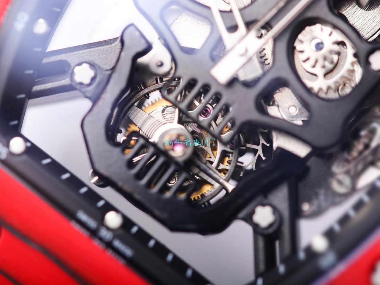 JB Factory  RICHARD MILLE RM52-01真 Tourbillon  carbon fiber 骷髅头鬼王 / RM052JB