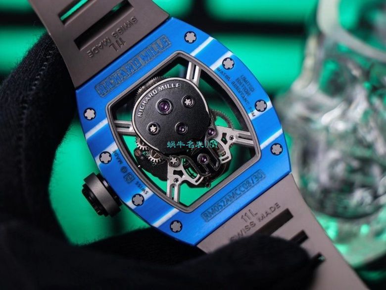 JB Factory  RICHARD MILLE RM52-01真 Tourbillon  carbon fiber 骷髅头鬼王 / RM052JB