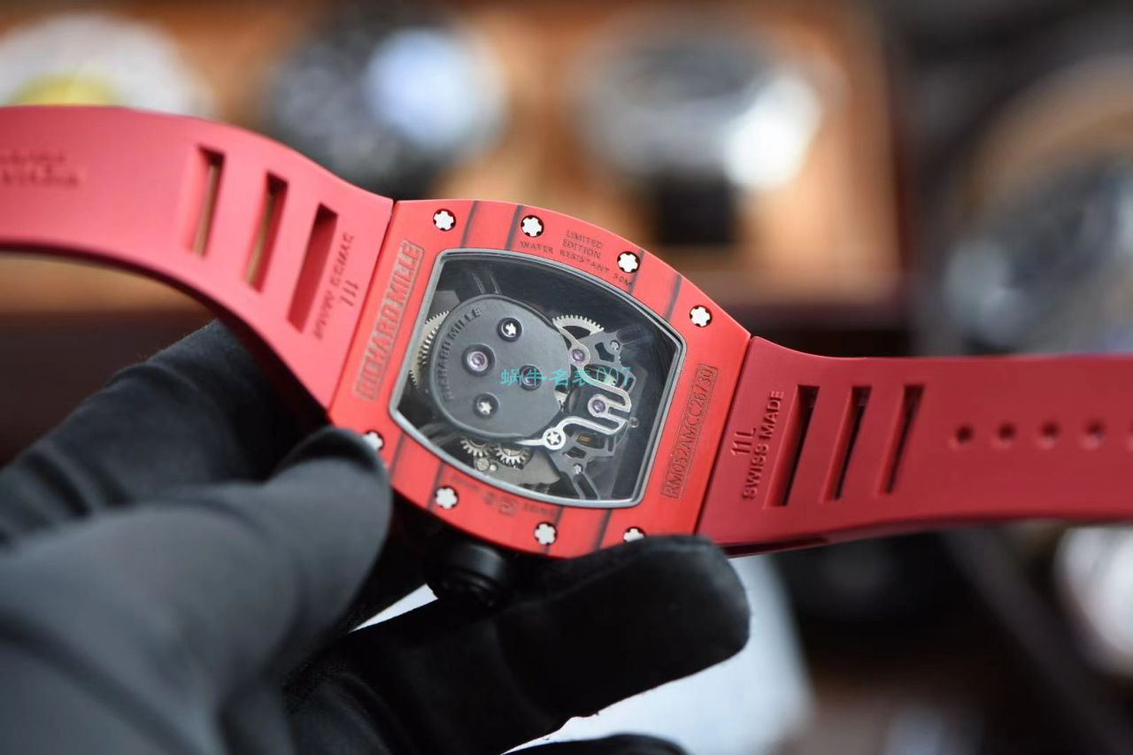 【 Video analysis 】JB Factory  RICHARD MILLE RM52-01 High quality  Replica Watches 真 Tourbillon  carbon fiber 骷髅头鬼王 / RM52-01C