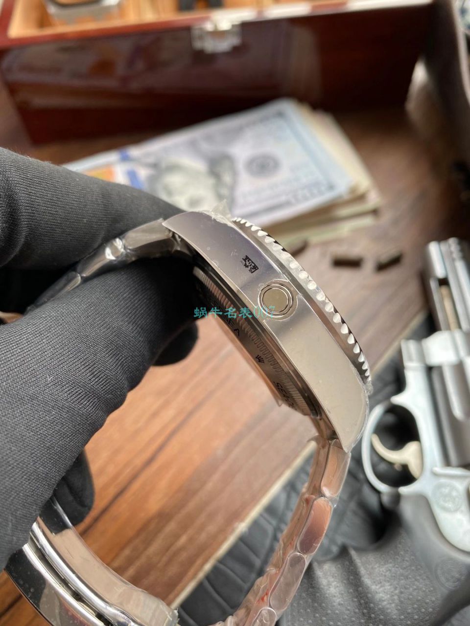 【真钻 copy customized 】 Rolex 渐变蓝鬼王 Watches m126660-0002订制8颗VS八心八箭真钻刻度 top  Replica Copy  / R658