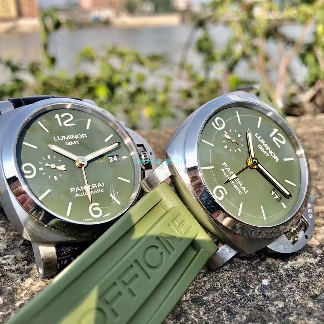 VS Factory Panerai PAM01056，PAM1056绿盘GMT Replica Copy  Watches  / PAM1056