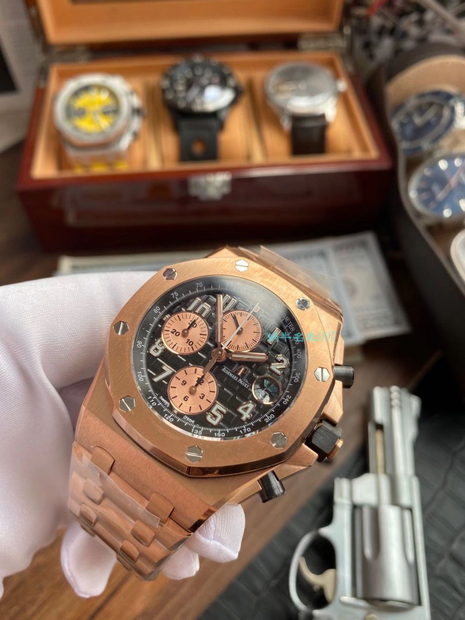 JF Factory Audemars Piguet  Royal Oak Offshore  Replica Copy  Watches 26470OR.OO.1000OR.03 wrist watches  / AP217