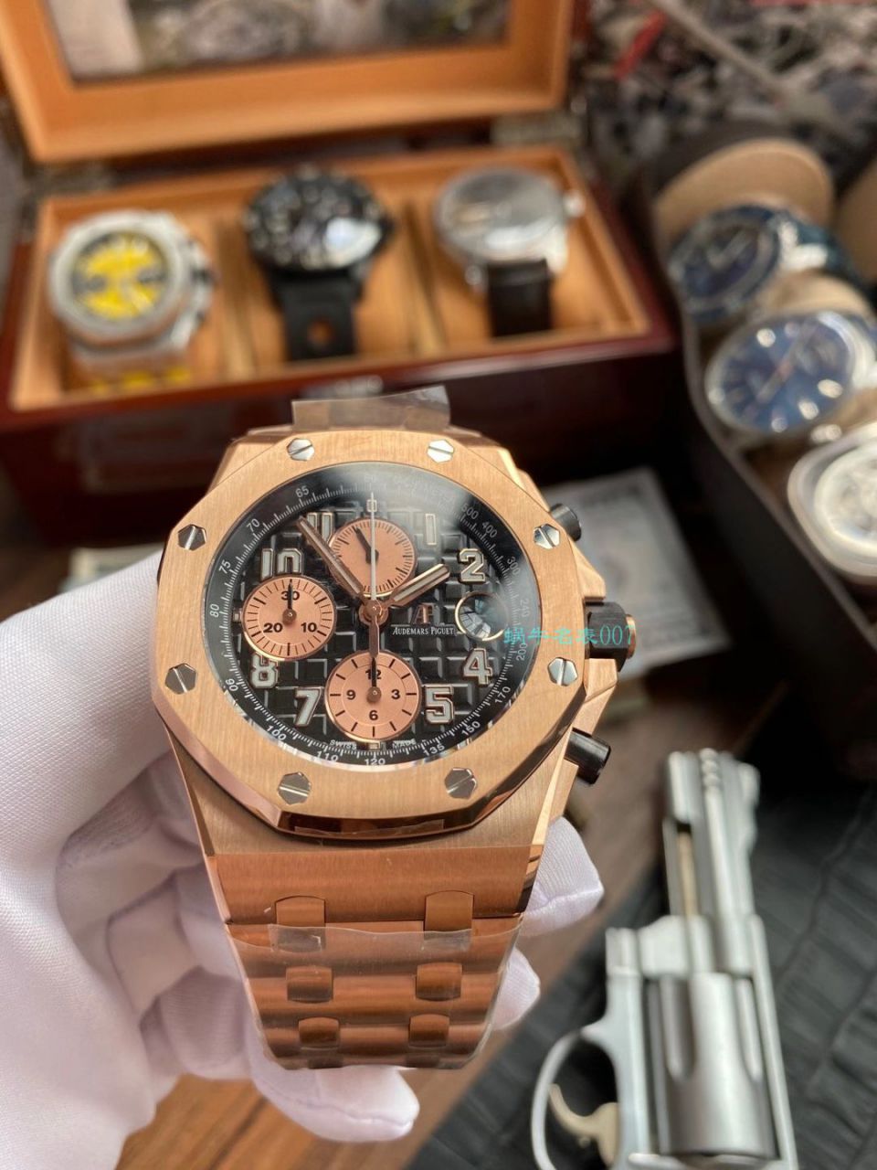 JF Factory Audemars Piguet  Royal Oak Offshore  Replica Copy  Watches 26470OR.OO.1000OR.03 wrist watches  / AP217