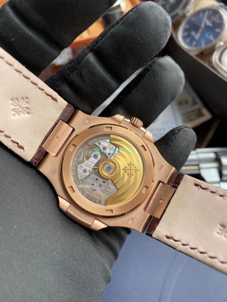 PPF Factory V4 Nautilus  top  Replica Copy PP PATEK PHILIPPE 5711R 玫瑰金 wrist watches  / BD300