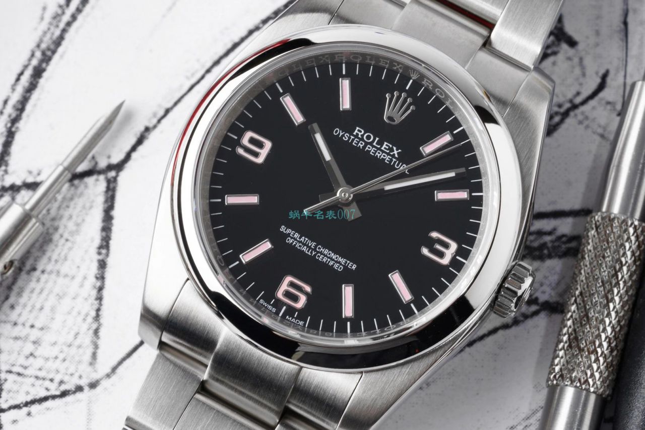 KRF Factory  Rolex  oyster perpetual 动系列116000黑盘1比1 Replica Watches  / R668