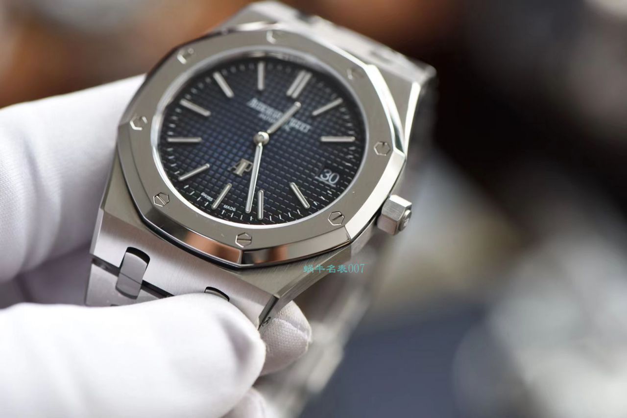 XF Factory  High quality  Replica APAudemars Piguet  Watches 皇家橡树15202IP.OO.1240IP.01超薄烟熏蓝 copy customized 限量版 / AP210