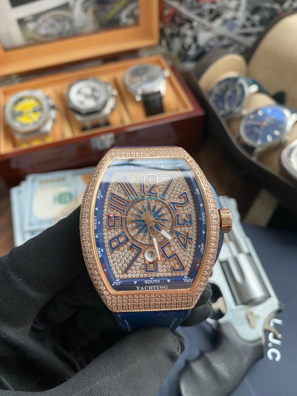 ABF Factory  Franck Muller Franck Muller YACHTING系列V45 1比1 Replica Watches  / FL081