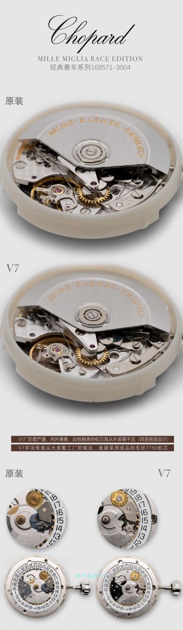 【多 Video analysis 】史上最强 Chopard  Watches V7 Factory chopard赛车系列精品 终极大作  / XB077