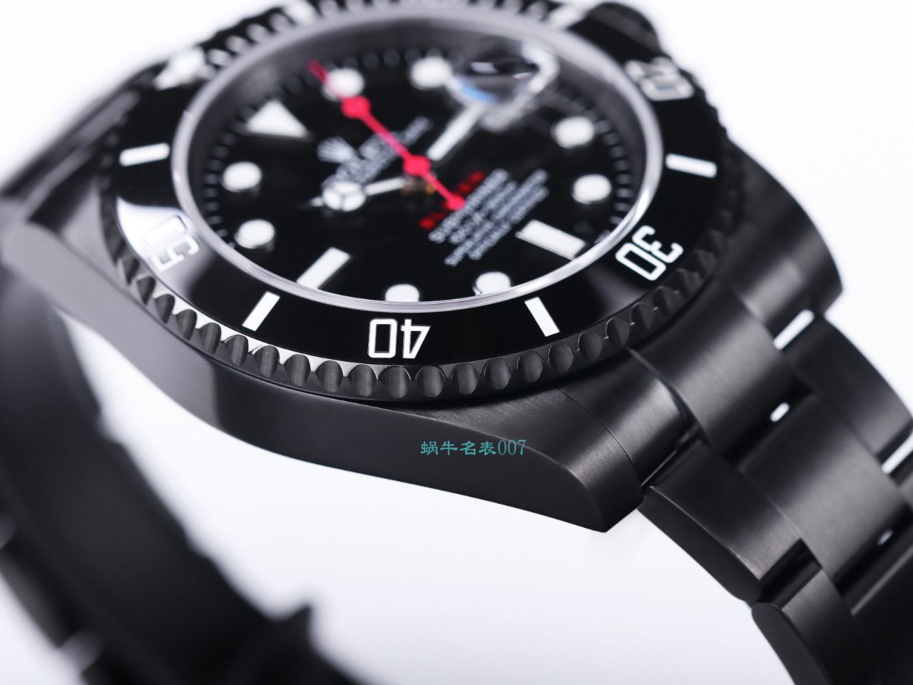 V9 Factory  Rolex 水鬼 top  Replica Watches BLAKEN  SUBMARINER  DATE LV官方同款曜黑改装版 / R670