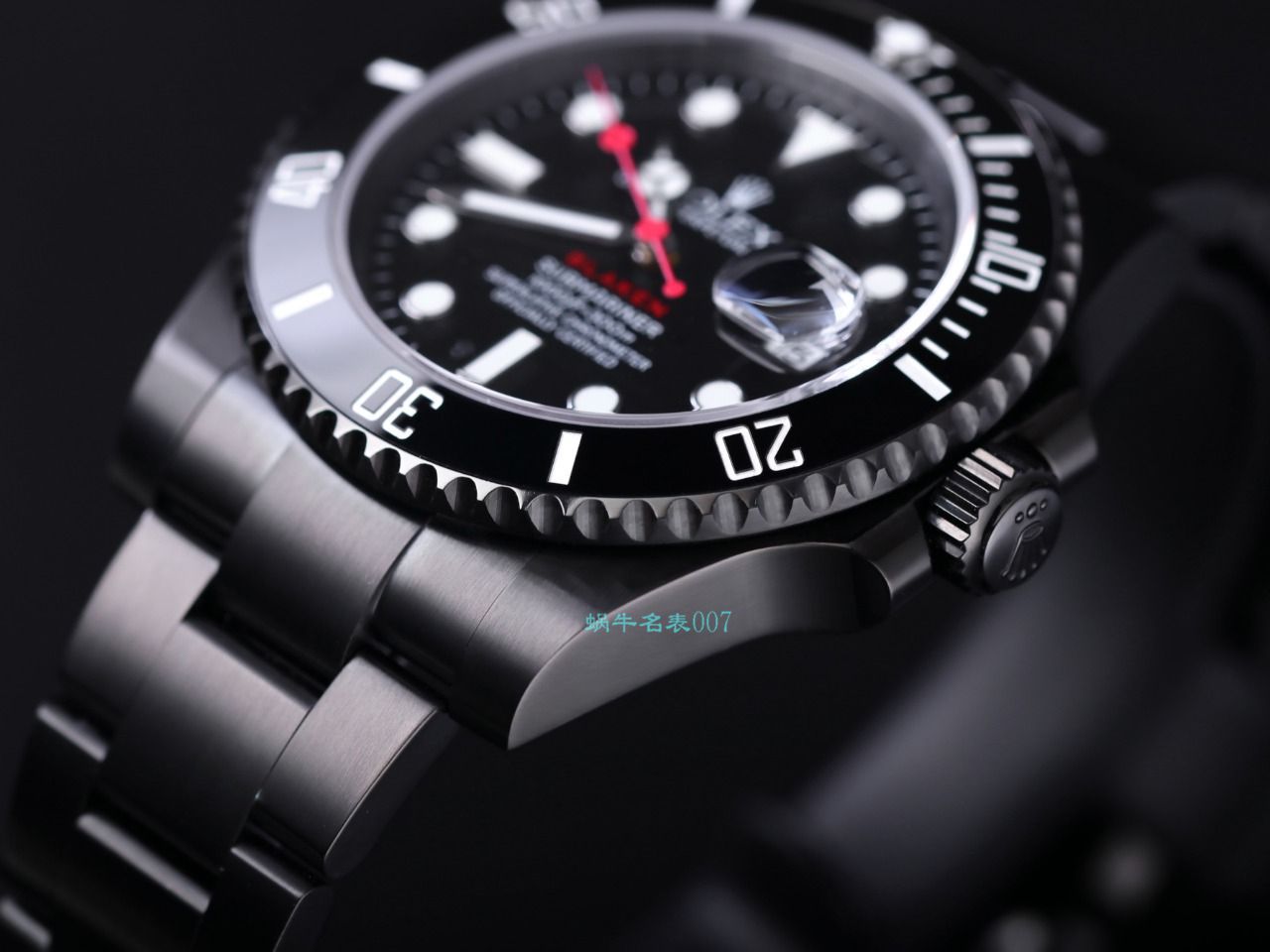 V9 Factory  Rolex 水鬼 top  Replica Watches BLAKEN  SUBMARINER  DATE LV官方同款曜黑改装版 / R670