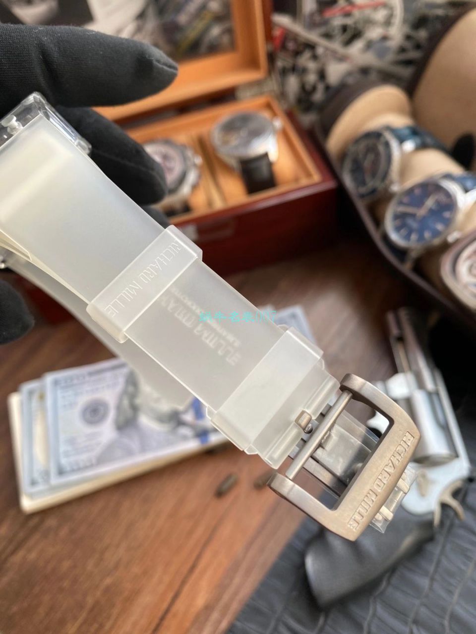 【 Video analysis 】EUR  Factory  RICHARD MILLE  Tourbillon RM056，RM 56-02雪琉璃全透明1比1 Replica Watches  / RM 56-02EUR
