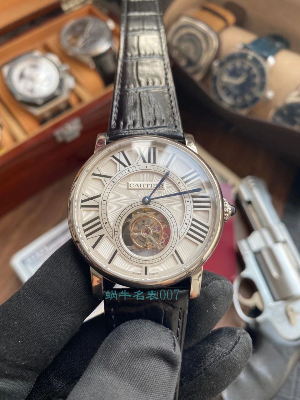 BBR Factory  Cartier  ROTONDE DE  Cartier   High quality  Replica Copy  Tourbillon  Watches W1556216 wrist watches  / K318