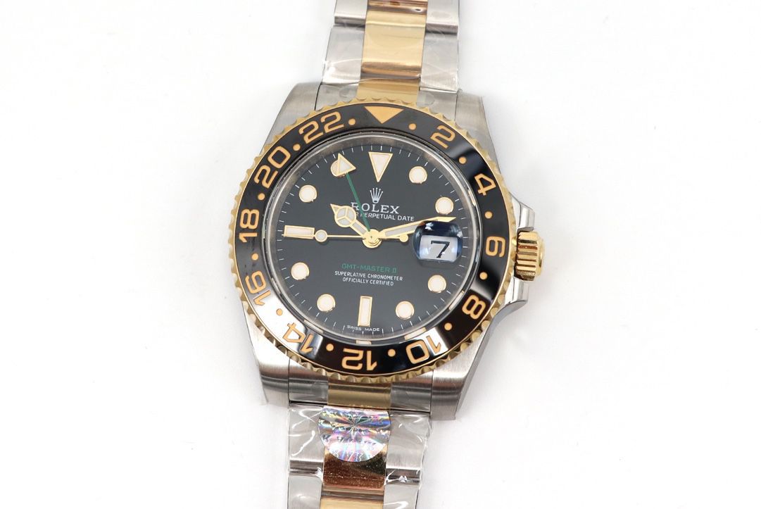 【 Video analysis 】AR Factory 1比1 Replica  Rolex 间金 GMT MASTER II Watches 116713-LN-78203 wrist watches  / R676