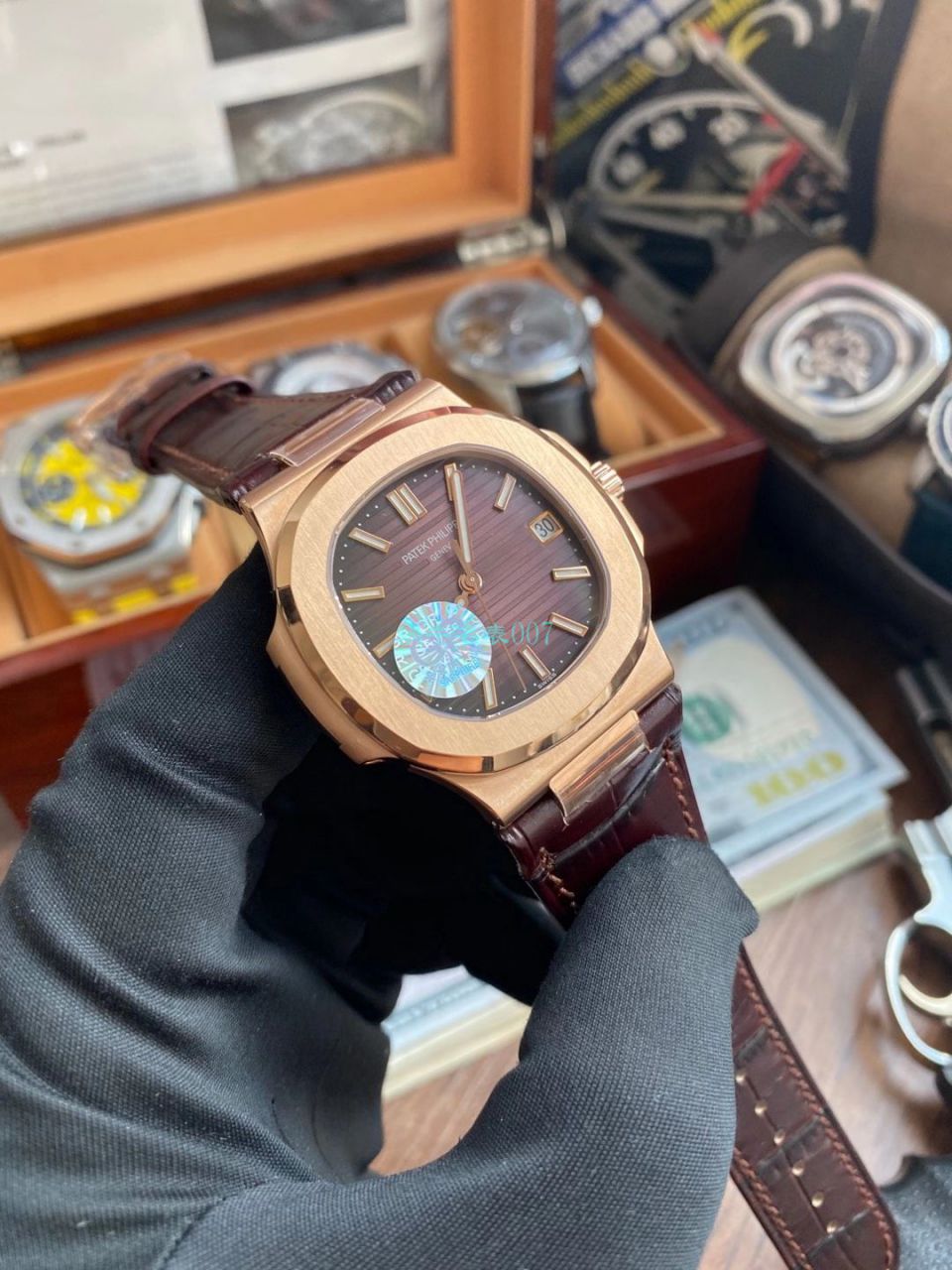 GR Factory V2版本1比1 High quality  Replica Copy  Watches  PATEK PHILIPPE  Nautilus 5711/1A-011 wrist watches  / BD353