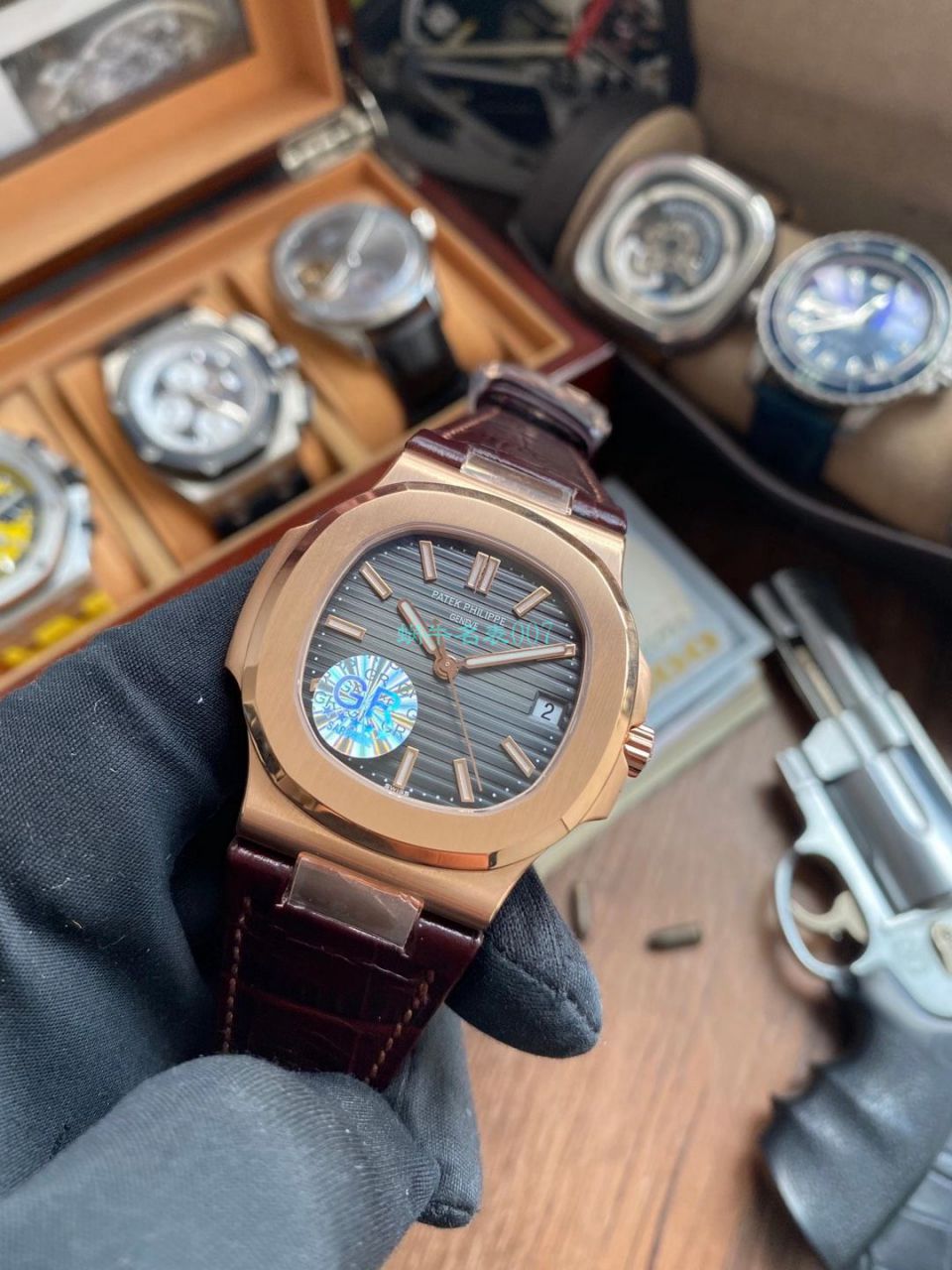 GR Factory V2版本 PATEK PHILIPPE  Nautilus 运动优雅 High quality  Knockoff  Watches 5711/1R-001 wrist watches  / BD351