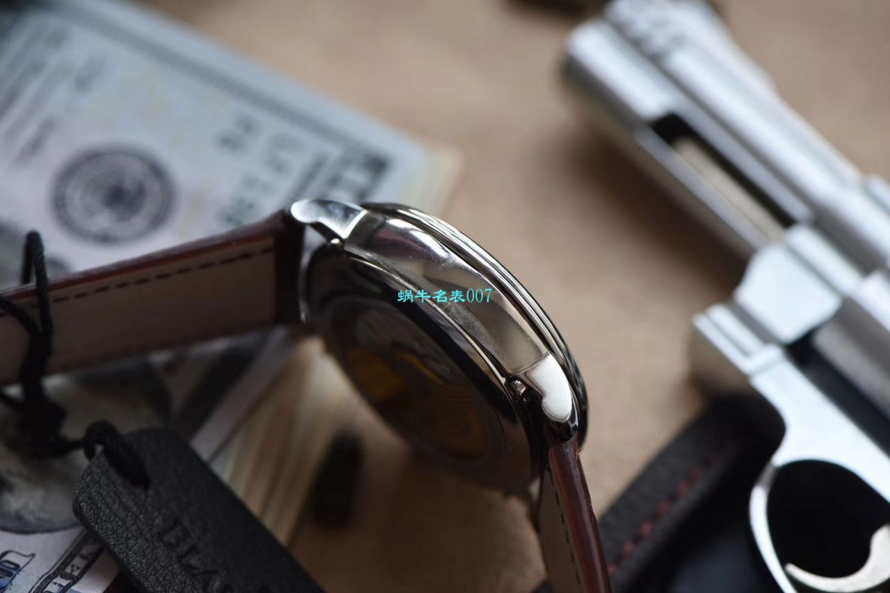 【 Video analysis OM Factory V3版本6654】Blancpain 经典月相6654-1127-55B 1比1 Replica Copy  Watches  / BP073