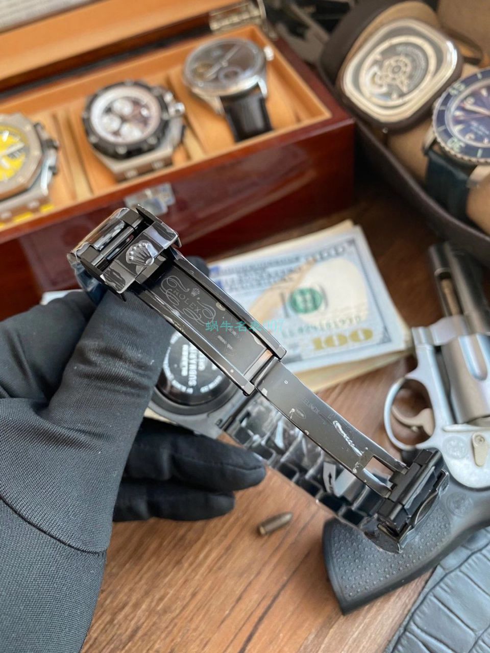 V9 Factory  Rolex 水鬼 top  Replica Watches BLAKEN  SUBMARINER  DATE LV官方同款曜黑改装版 / R670