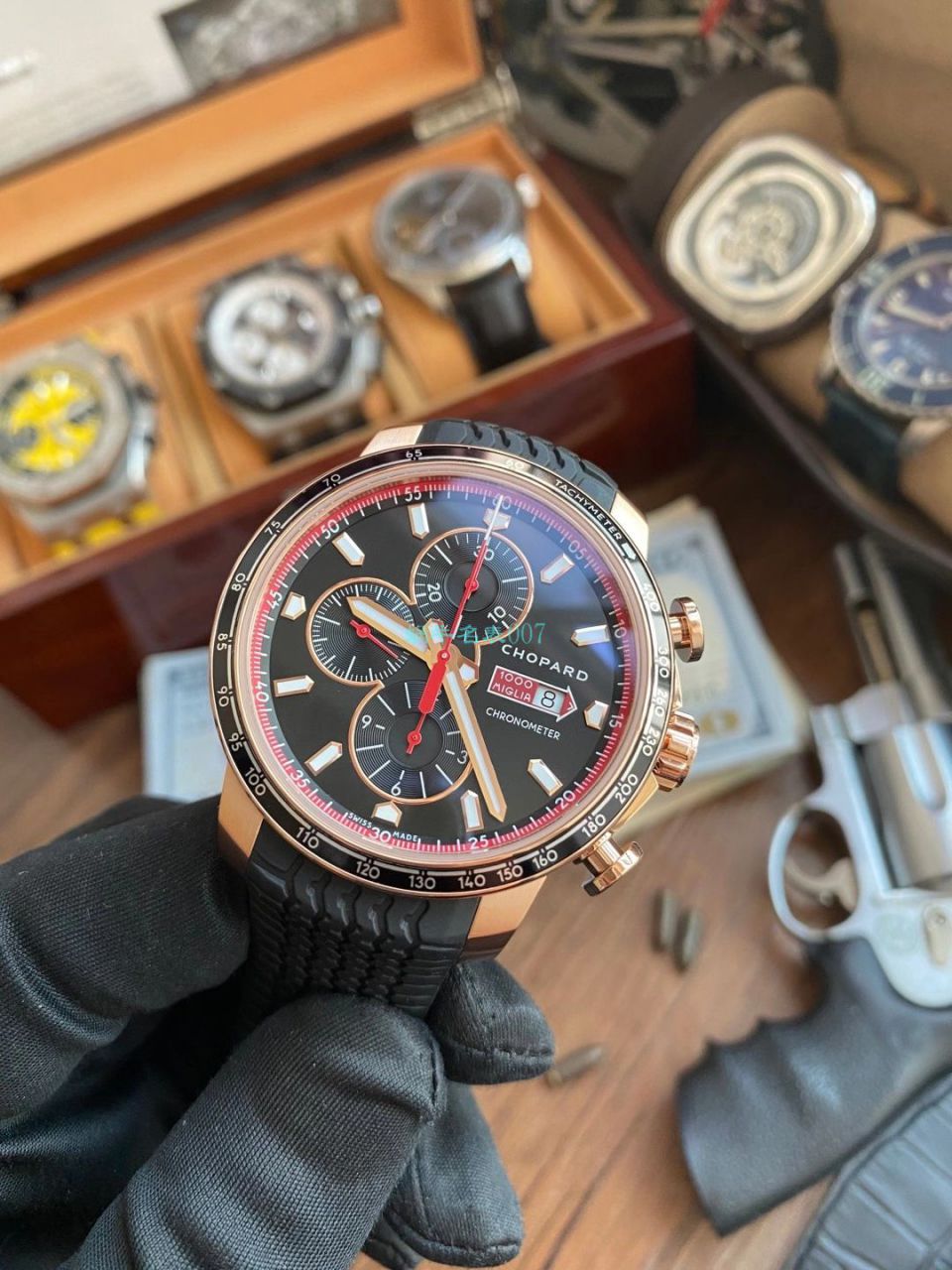 【 Video analysis 】V7 Factory  Chopard 经典赛车1比1 top  Replica Copy  Watches 161293-5001 wrist watches  / XB079
