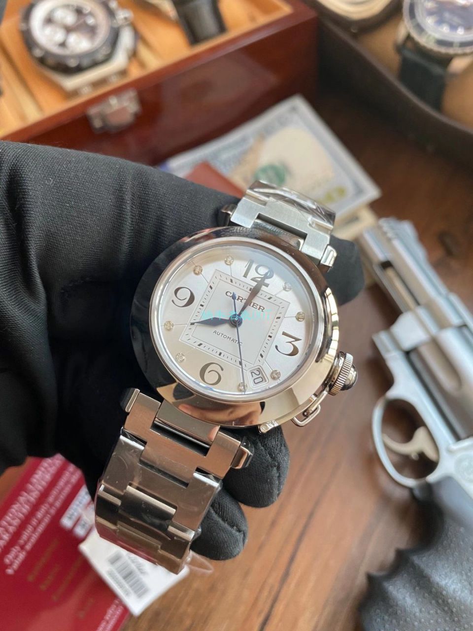 【高品质的 Replica Copy  Watches 】V9 Factory  Cartier  帕莎女表W31074M7，W31075M7，WSPA0013 wrist watches  / K319