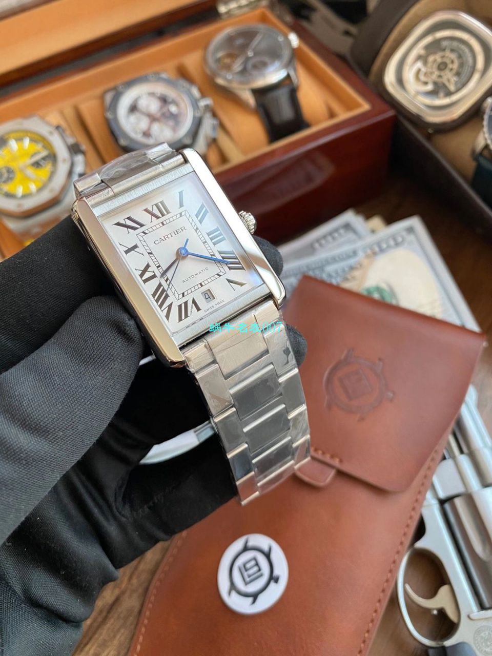 V9 Factory  Cartier  坦克系列 top  Knockoff  Watches W5200028（超大号） wrist watches  / K315