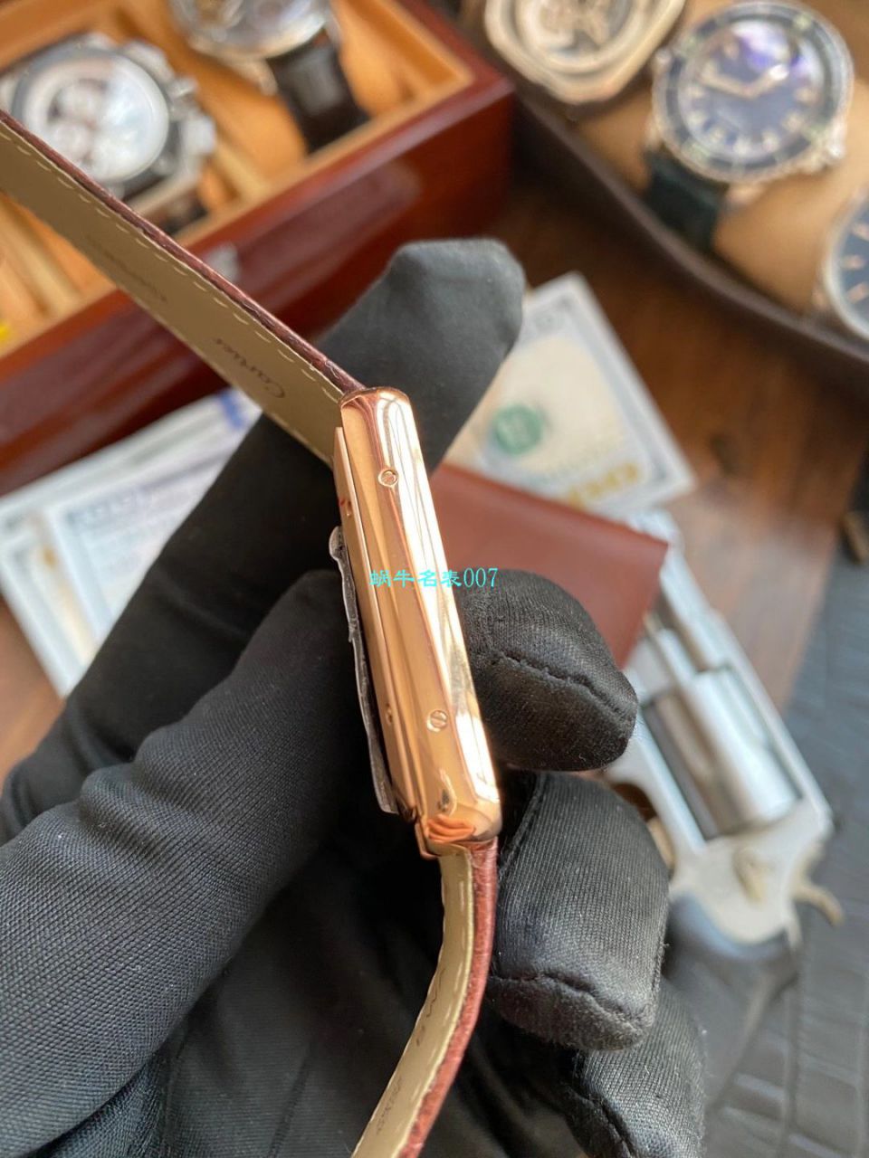 V9 Factory  Cartier  坦克系列 top  Knockoff  Watches W5200028（超大号） wrist watches  / K315