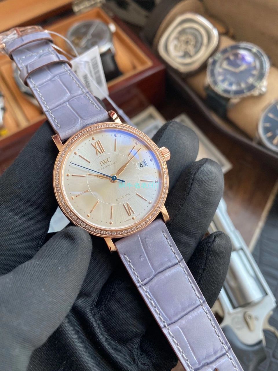 【 top  Replica Watches 最靠谱的商家】V7 Factory  IWC  Replica IWC柏涛菲诺系列IW458109女表 / WG587