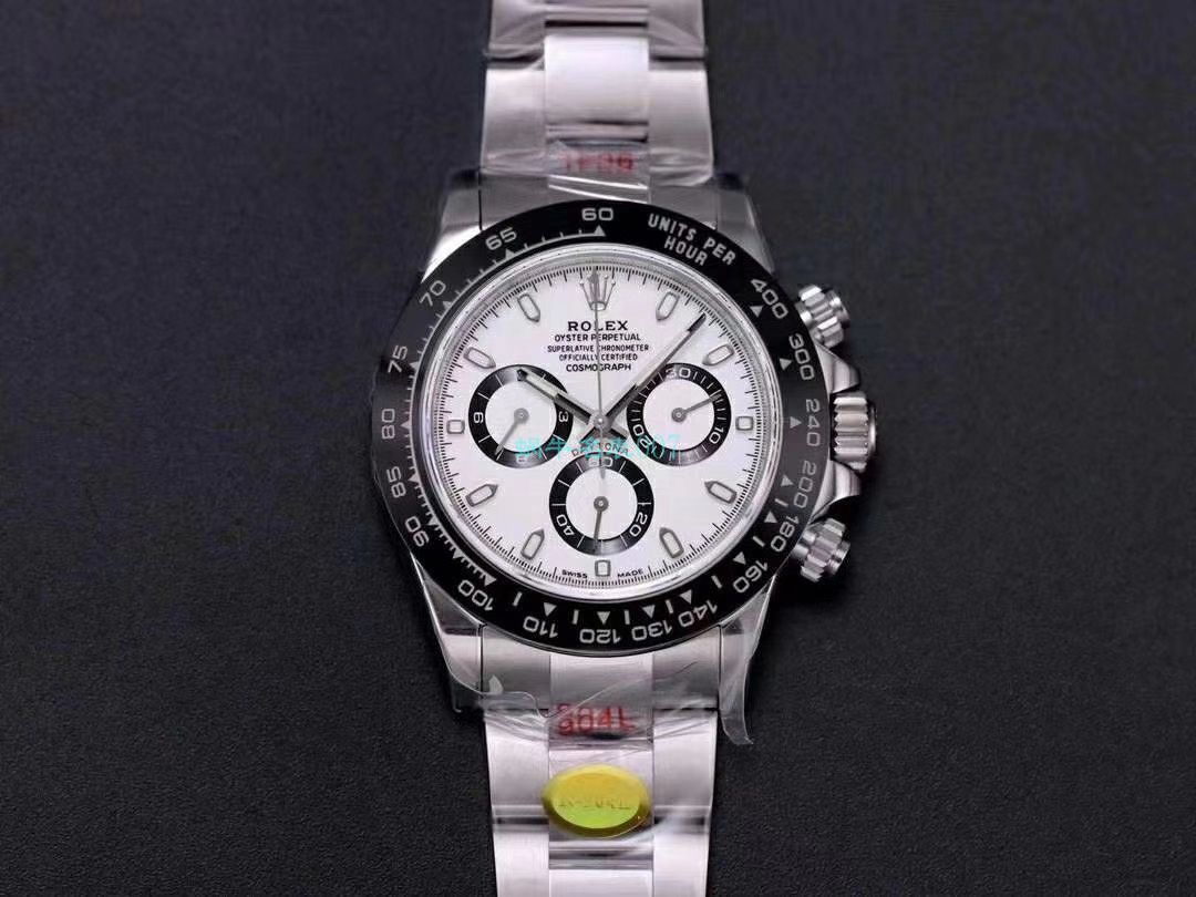 【N Factory V3升级版 Replica Copy 表】Rolex熊猫迪 Rolex  Cosmograph Daytona  Ditongna 系列116500LN-78590白盘 wrist watches  / R508