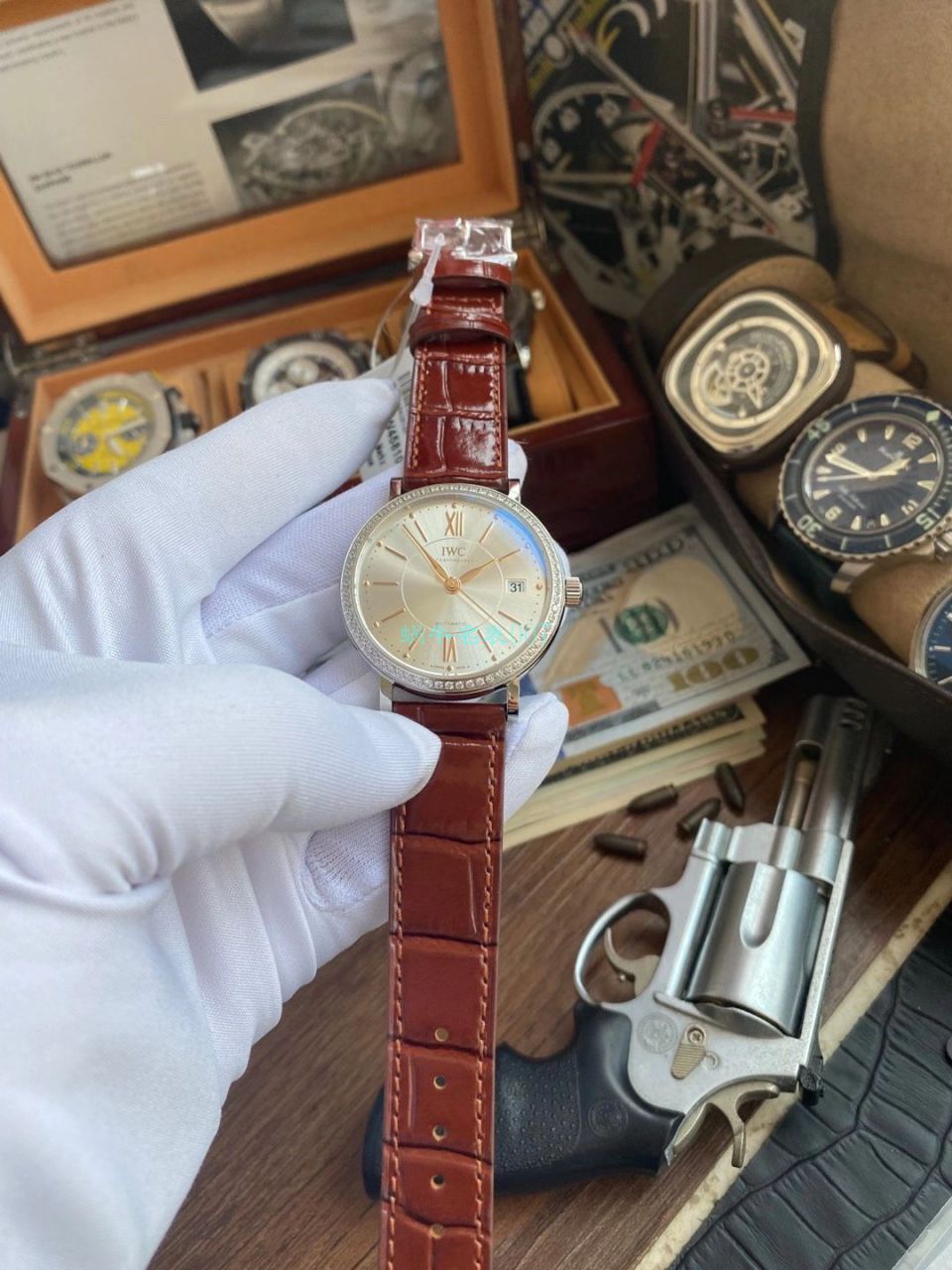 V7 Factory  IWC 柏涛菲诺 top  Replica Copy 女士 Watches IW458103 wrist watches  / WG589