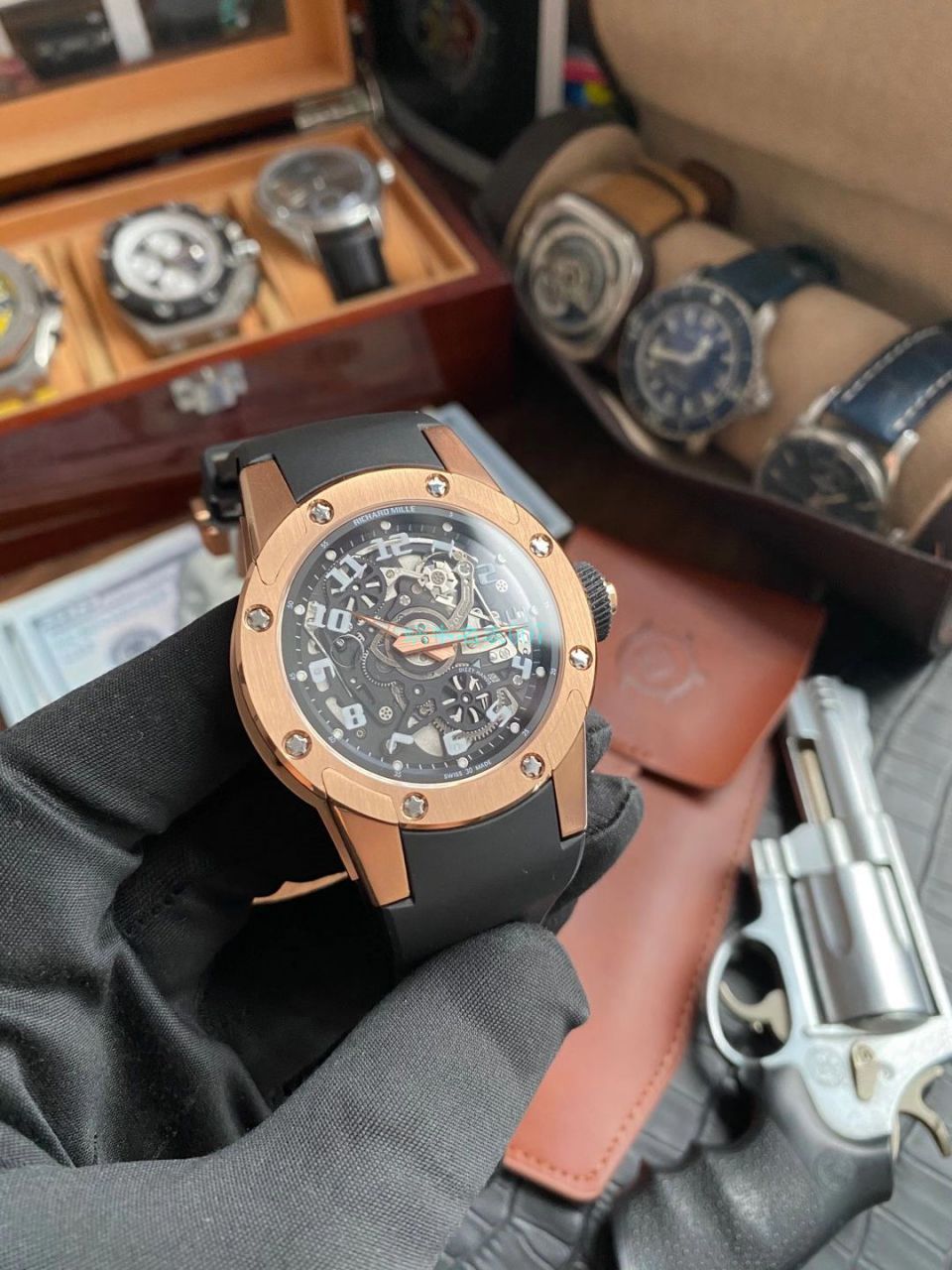 V9 RICHARD MILLE Richard Mille RM 63-01 Perfect  top  Copy  Watches  Dizzy Hands男装自动机械 wrist watches  / RM 63-01V9