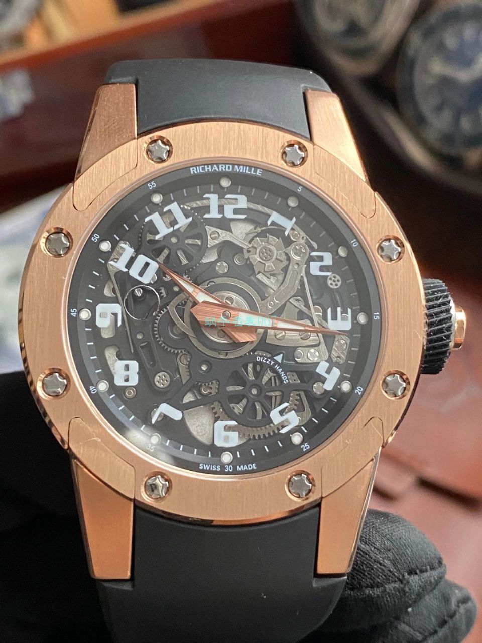 V9 RICHARD MILLE Richard Mille RM 63-01 Perfect  top  Copy  Watches  Dizzy Hands男装自动机械 wrist watches  / RM 63-01V9