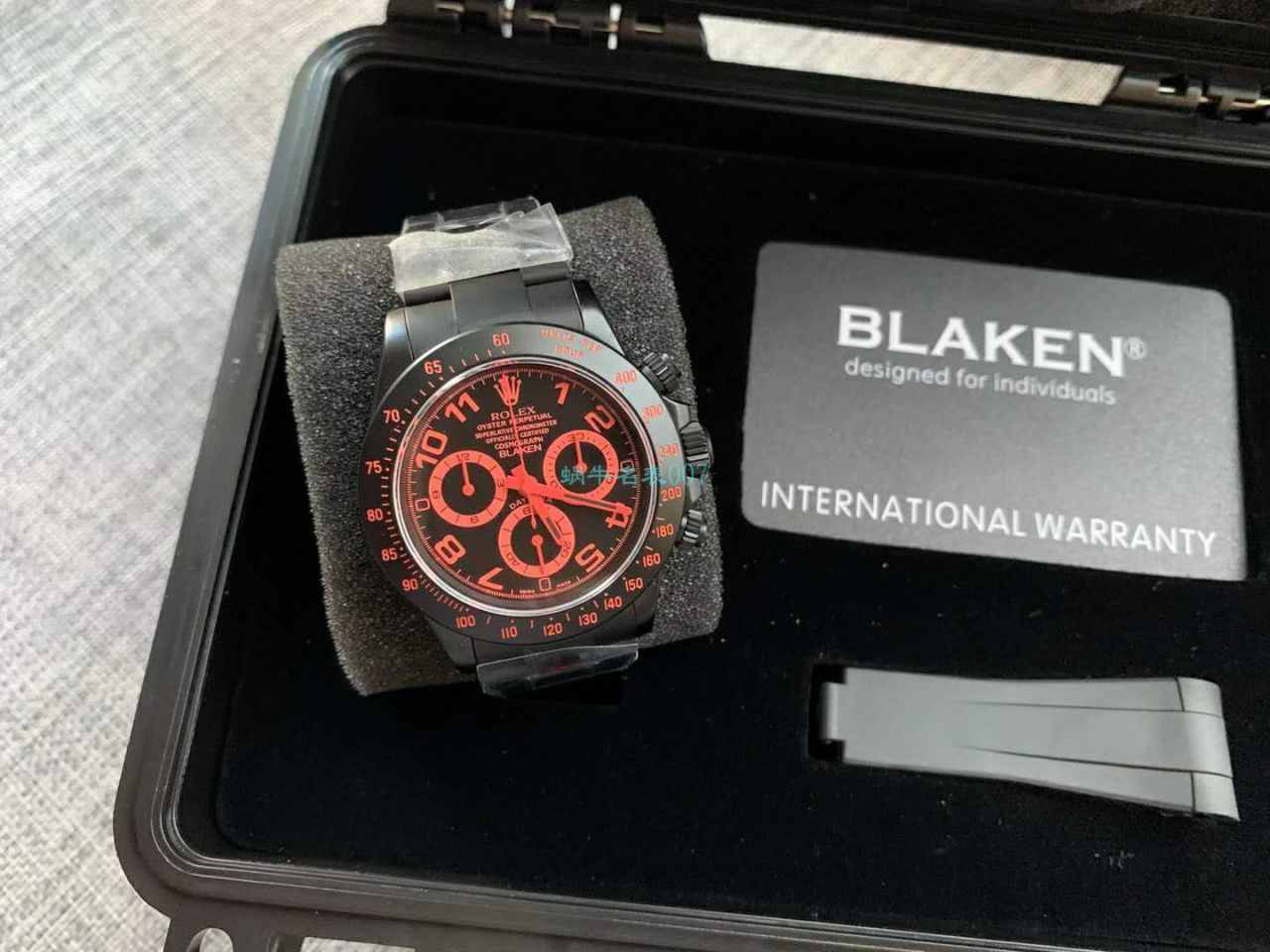 【IPK Factory  Rolex  Ditongna 】Blaken改装磨砂碳化黑 wrist watches 以N Factory 超级4130 Ditongna 为基础 / R686
