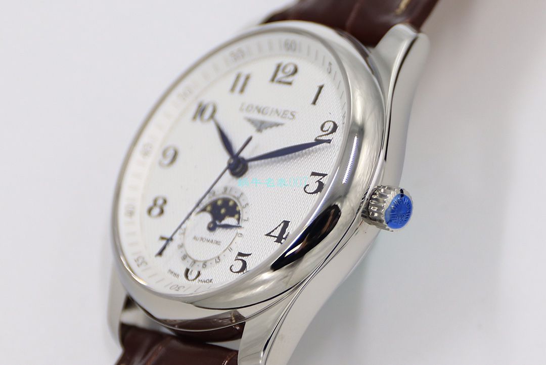 GS Factory  top  Replica Copy  Longines 名匠L2.909.4.78.3月相 wrist watches  / L163