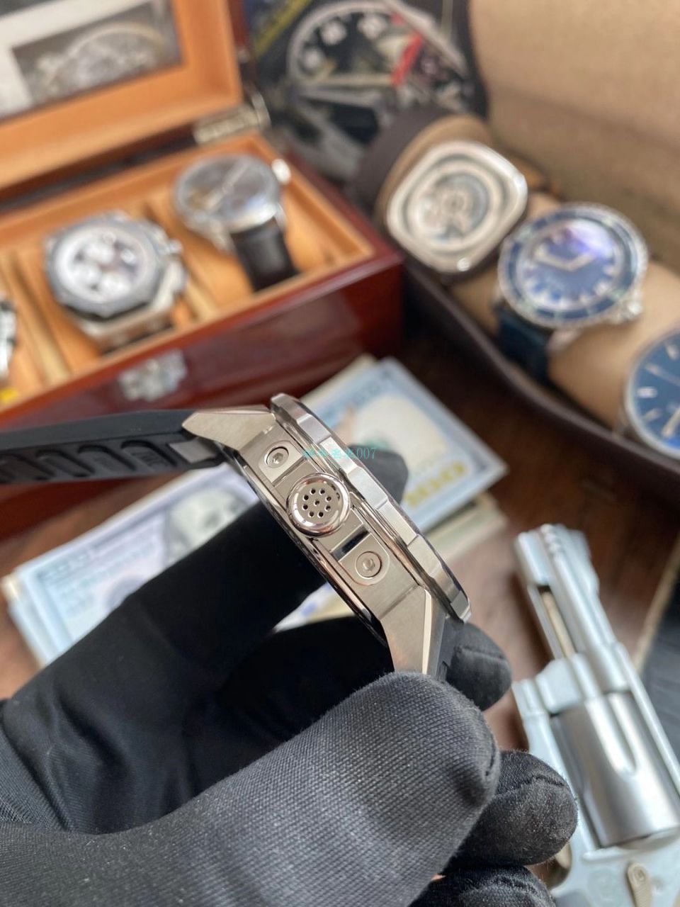 【 Video analysis V6 Factory 蓝色字面完美升级】 IWC 海洋时计1比1 top  Replica Copy  Watches IW329005 wrist watches  / WG606