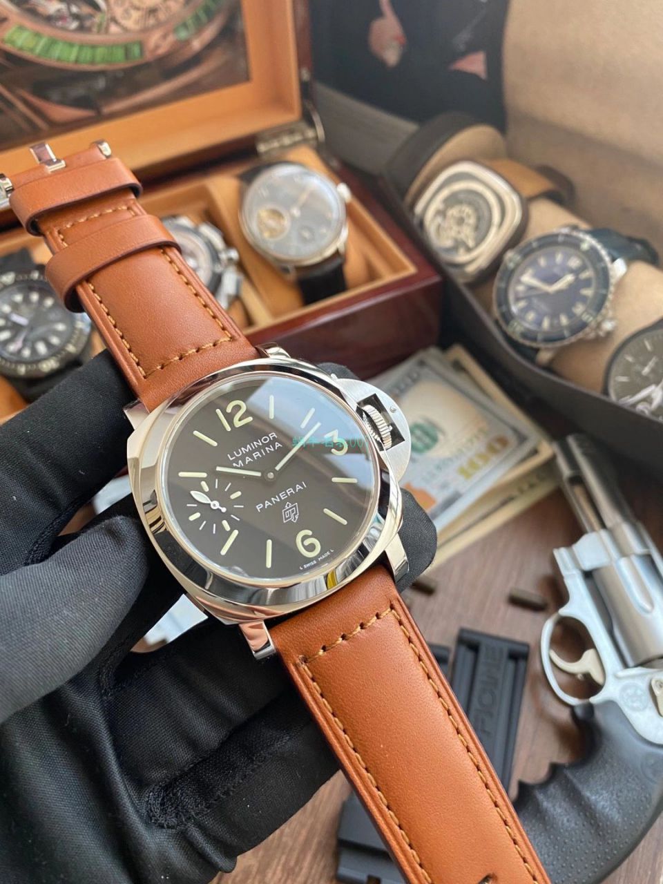 XF Factory Panerai PAM005 High quality  1比1 Knockoff  Watches  LUMINOR系列PAM00005 wrist watches  / XFPAM00005
