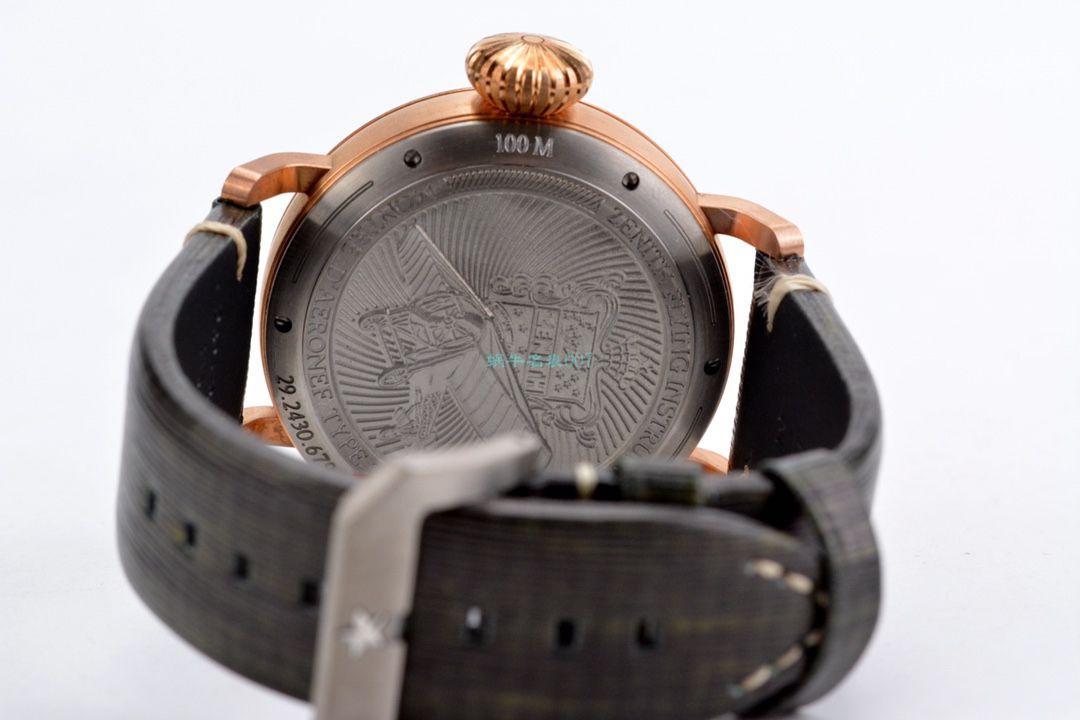 XF Factory 真力时卡其绿青铜大飞 Perfect  Replica Watches 29.2430.679/63.I001 wrist watches  / ZSL063