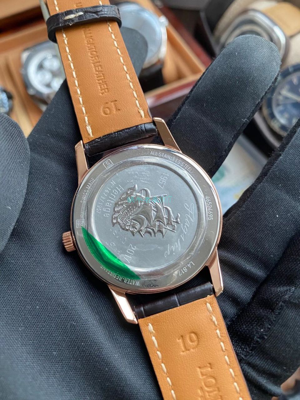 【WF Perfect  High quality  Replica Watches 】 Longines 表军旗系列60周年限量款L4.817.6.76.2 wrist watches  / L103