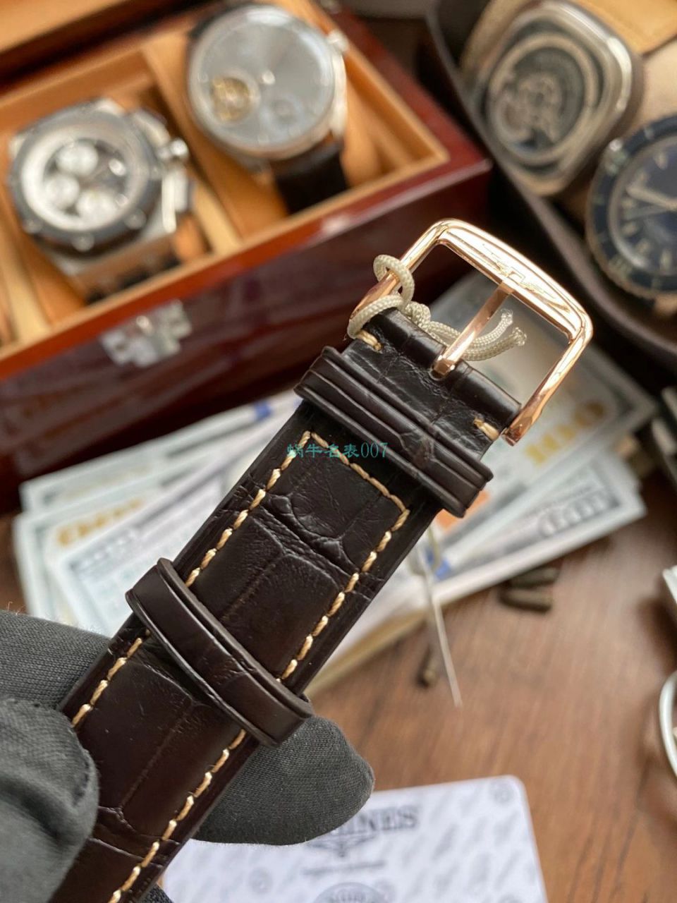 【WF Perfect  High quality  Replica Watches 】 Longines 表军旗系列60周年限量款L4.817.6.76.2 wrist watches  / L103