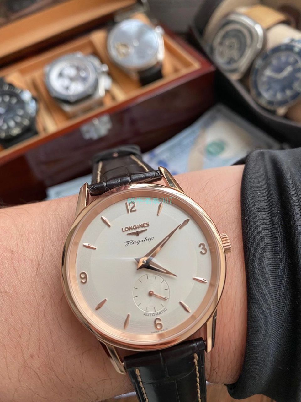 【WF Perfect  High quality  Replica Watches 】 Longines 表军旗系列60周年限量款L4.817.6.76.2 wrist watches  / L103