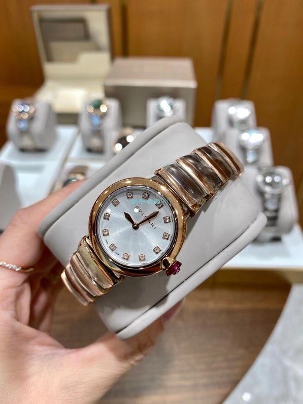BV Factory  BVLGARI  Perfect  Replica Copy 女士 Watches LVCEA系列102194 LU28WSPGSPG/12 wrist watches  / BG066