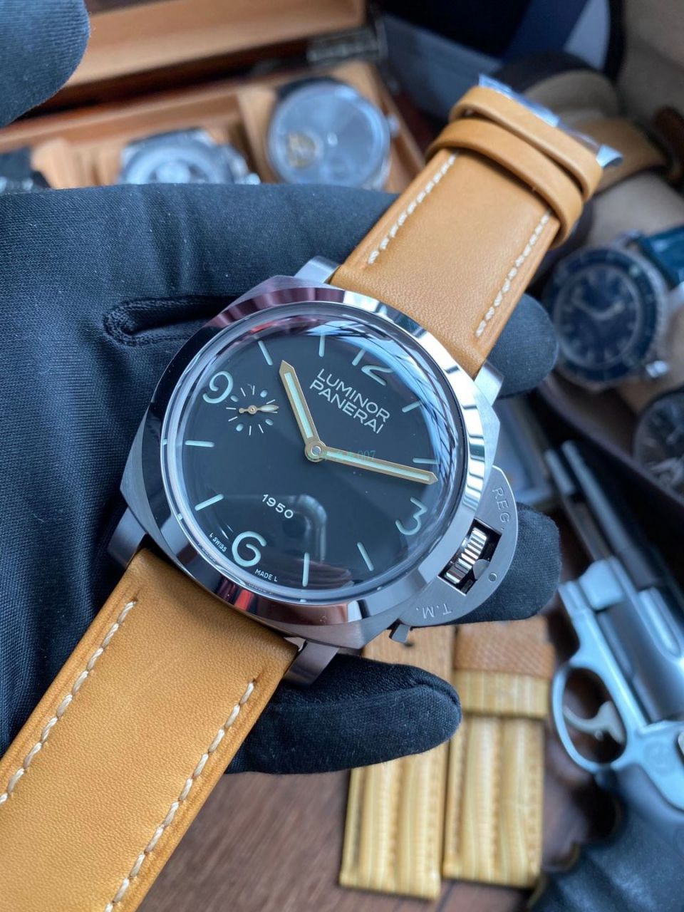 【视频】XF Factory Panerai 特别版 Perfect  High quality  Replica Watches PAM00127 wrist watches  / XFPAM00127