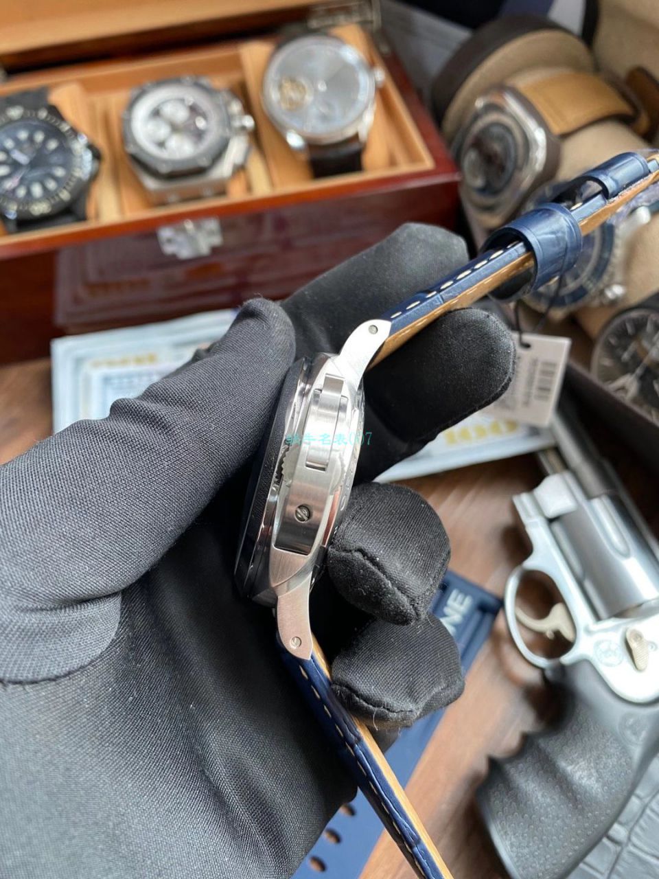 VS Factory Panerai 1比1 top  Knockoff  Watches GMT两地时PAM01033 wrist watches  / PAM01033VSC