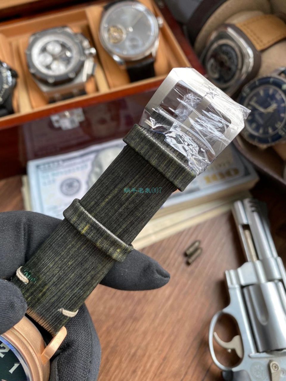 XF Factory 真力时卡其绿青铜大飞 Perfect  Replica Watches 29.2430.679/63.I001 wrist watches  / ZSL063